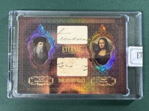 99枚限定 2024 Eternal Cuts Leonardo Da Vinci Mona Lisa ダヴィンチ モナリザ 手書部分 レリックカード Relic Card