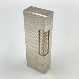 6.13E1726-MA★訳アリ dunhill ガスライター★ダンヒル ブランドライター シルバーカラー lighter 喫煙具 DE0 EA0