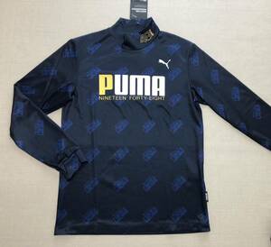 送料無料◆新品◆プーマ ゴルフ AOP 長袖 モックネックシャツ◆(S)◆539369-02◆PUMA GOLF