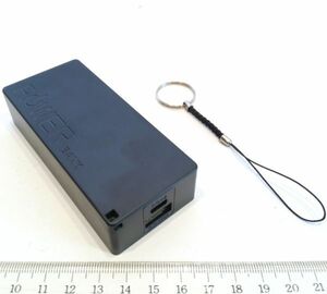 ポータブルバッテリー充電器ケース,スマホ用５V1A USB充電,電子充電ボックス,18650充電電池用　★鄭6