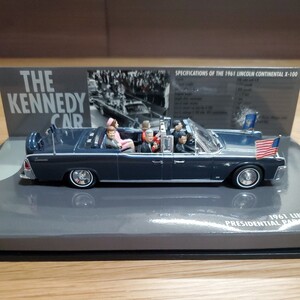 1/43 ミニチャンプス MINICHAMPS ミニカー/1961 Lincoln Continental X-100 Kennedy Car/リンカーン コンチネンタル ケネディ 