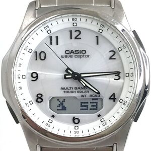 美品 CASIO カシオ WAVECEPTOR ウェーブセプター マルチバンド6 腕時計 WVA-M630D-7A 電波ソーラー タフソーラー アナデジ 動作確認済