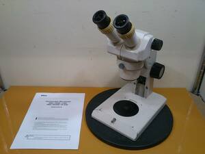 実動 ニコン SMZ-1B ズーム式双眼実体顕微鏡 眼鏡対応 模型塗装