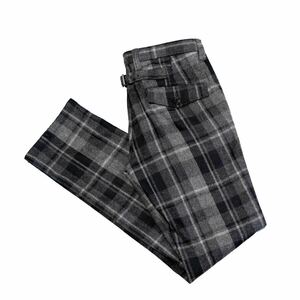 【 極美品 】バーバリーブラックレーベル BURBERRY BLACK LABEL 羊毛パンツ　W76/股下82