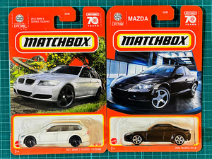 マッチボックス 2021 BMW 3 SERIES TOURING｜2004 MAZDA RX-8 ツーリング マツダ マテル ホットウィール MATCHBOX