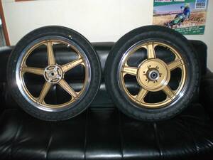 ★Z1Z2A4A5用 当時物 ハヤシキャスト 希少 F4穴 タイヤ前後新品！ assy！RsZ1Z2SSGTCBFXTXBEETVMkizimacafe70sフタバ城東東京鉄管★ 