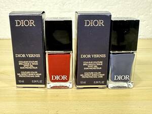 6196-7] 2点 まとめ 未使用品 DIOR VERNIS ディオール ヴェルニ/ROUGE TRAFALGAR ルージュ トラファルガー 853/DENIM デニム 796/ネイル