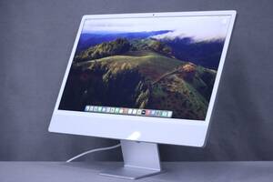 即配 使用感少 M1搭載 16GBメモリ 2021年モデル 24.0インチ Retina 4.5K Apple iMac 2021 M1 8コア RAM16GB SSD256GB OS 14 Sonoma