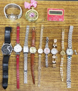 S◇ジャンク品◇腕時計等 12点 まとめてセット CASIO/Angel Heart/Garel Valentino/TIANNBU/j-axis/SEIKO他 ※詳細未確認