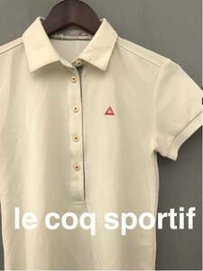 ◎□ ルコック le coq sportif ルコックスポルティフ 半袖 ゴルフウェアー レディース Mサイズ