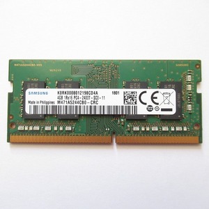 SAMSUNG M471A5244CB0-CRC PC4-2400T-SC0-11 4GB メモリ ノートPC ノートパソコン　