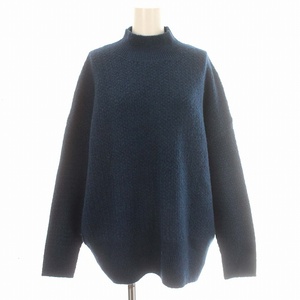 プラステ PLST 23AW ニット ハイネック セーター 長袖 F 青 ブルー /☆G レディース