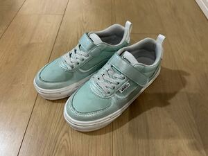 スニーカー 20㎝ バンズ vansミントグリーン 