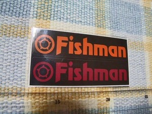 Fishman/フィッシュマン/２０２０/シートステッカー/シール　※ヤフーショッピングストア/レア物商会・健美堂でも大量出品中！