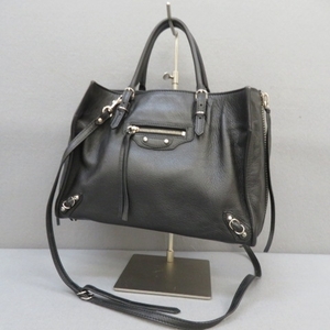 RKO302★BALENCIAGA バレンシアガ クラシックシティミニ黒370926-1000-E-535269　ハンドバッグ★A