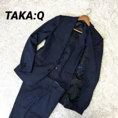 ✨美品✨TAKA:Q タカキュー スーツ スリーピース 2ボタン セットアップ