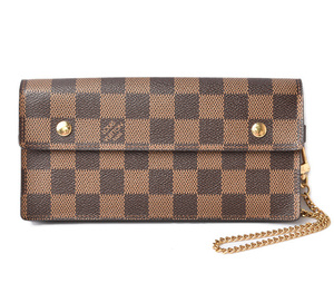 ルイヴィトン 財布/チェーンウォレット LOUIS VUITTON 長財布/ポルトフォイユ・アコルデオン ダミエ N60002