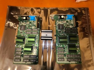 3dfx Voodoo2 2枚組 SLI & Nvidia Riva128 動作未確認