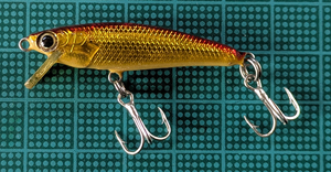 中古 スカジットデザインズ バルサ チップミノー アカキン SKAGIT DESIGNS ChipMinnow