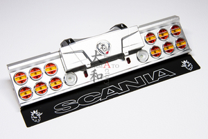 【即納】 タミヤ1/14 SCANIA用 アルミ6連テールリアバンパーキット 