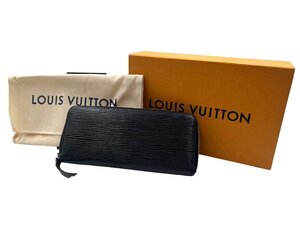 louis vuitton ルイ・ヴィトン 財布 ブラック メンズ エピ ノワール ポルトフォイユ クレマンス M60915 長財布 本体 ブランド 黒 箱付き