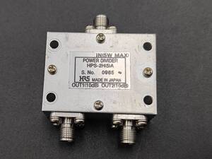 POWER DIVIDER HPS-2H(5)A　ヒロセ　5W MAX 測定器取り外し品　HRS　パワーデバイダー