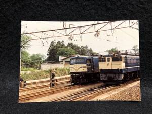 【昔の鉄道写真】EF5884/EF651118/黒磯にて/昭和57■Z63-8