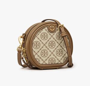 【新品】トリーバーチ TORY BURCH T MONOGRAM JACQUARD PETITE MOON BAG