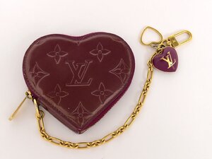 ルイヴィトン LOUIS VUITTON ハート型コインケース モノグラム ヴェルニ ポルトモネクール M91480 現状品 FO0039 2406LS329