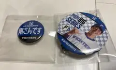 北海道日本ハムファイターズ　缶バッジ キーホルダー セット 松本剛