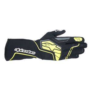 alpinestars(アルパインスターズ) カートグローブ TECH-1 KX V4 GLOVES XLサイズ 9151 TAR GRAY BLACK YELLOW FLUO[FIA8877-2022規格適合]