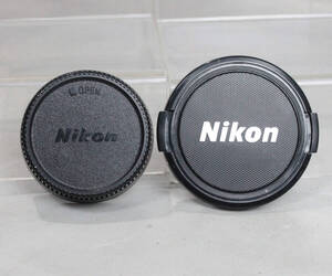 121905 【良品 ニコン】 Nikon 58mm レンズキャップ＆ LF-1 レンズリアキャップ