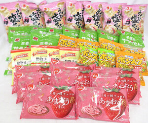 送料300円(税込)■ks584■◎お菓子(サラダせん・柿の種 あまおう苺 等) 6種 34点【シンオク】