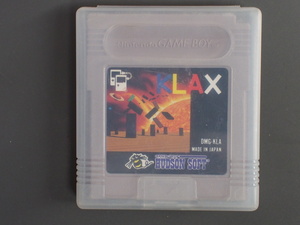 中古 任天堂 ゲームボーイ ソフト ROMカセット ハドソンソフト HUDSONSOFT クラックス KLAX DMG-KLA 管理No.12024