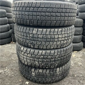 ★送料無料★ 195/65R16 2021年製 8分山 ダンロップ WINTERMAXX WM02 4本/中古スタッドレスタイヤ(冬タイヤ) ライズ N8042_P1