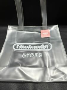 【未使用】 NINTENDO STORE KYOTO クリアバッグ ニンテンドーストア 京都