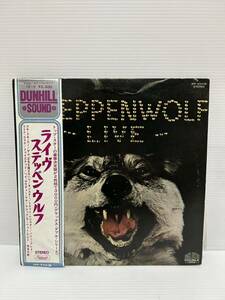 X038◎LP レコード 美盤 LIVE STEPPENWOLF ステッペンウルフ/LIVE STEPPENWOLF ライヴ・ステッペンウルフ/DUNHILI SOUND/1970年/帯付/2枚組