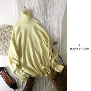 1.6万☆ロク 6/BEAUTY & YOUTH☆ウールタートルネックニット☆A-O 7376