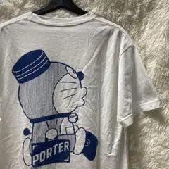 希少　PORTER × ドラえもん コラボ Tシャツ ホワイト Lサイズ