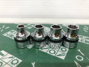 中古品 ハンドツール NEPROS 3/8ショートソケット ※4pcs (5.5,7,8,9) 自動車 オートバイ、メンテナンス、DIY ITCXB97OX2L8