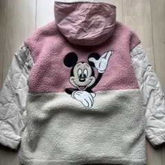 MOUSSY Disney ボアジャケットパーカー　オーバーサイズ　刺繍