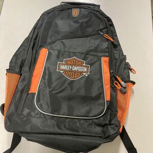 ハーレー純正　 リュックサック　 オレンジ デイパック HARLEY DAVIDSON 未使用品