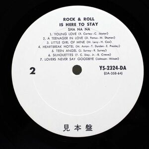 貴重プロモ盤★ROCK & ROLL IS HERE TO STAY SHA NA NA何枚でも送料一律　