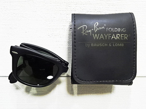 廃盤 良品 B&L W0670 折りたたみ フォールディング ウェイファーラー 5022 レイバン ボシュロム RAYBAN USA ビンテージ サングラス 90s