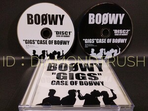 ☆音質良好☆ ◆~GIGS~ CASE OF BOOWY◆ 2001年盤　2枚組 BEST LIVE CDアルバム【1987年 神戸・横浜より 全27曲 ベスト ライブ】 ボウイ