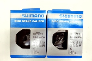 ★★[未使用] シマノ SHIMANO GRX ディスクブレーキキャリパー前後セット BR-RX400