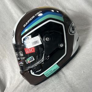 ★ Arai RAPIDE-NEO NUMBER 59-60cm Lサイズ アライ ラパイドネオ ナンバー フルフェイス ヘルメット グラフィック 新品 A60812-3