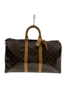 LOUIS VUITTON◆キーポル45_モノグラム・キャンバス_BRW/PVC/BRW