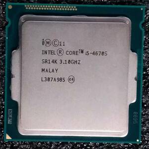 【中古】Intel Core i5 4670S LGA1150 Haswell