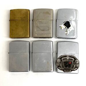 SH★ 1円スタート ZIPPO Zippo ジッポ ジッポー オイルライター 喫煙具 ライター 6点 セット おまとめ 中古 動作未確認 現状渡し